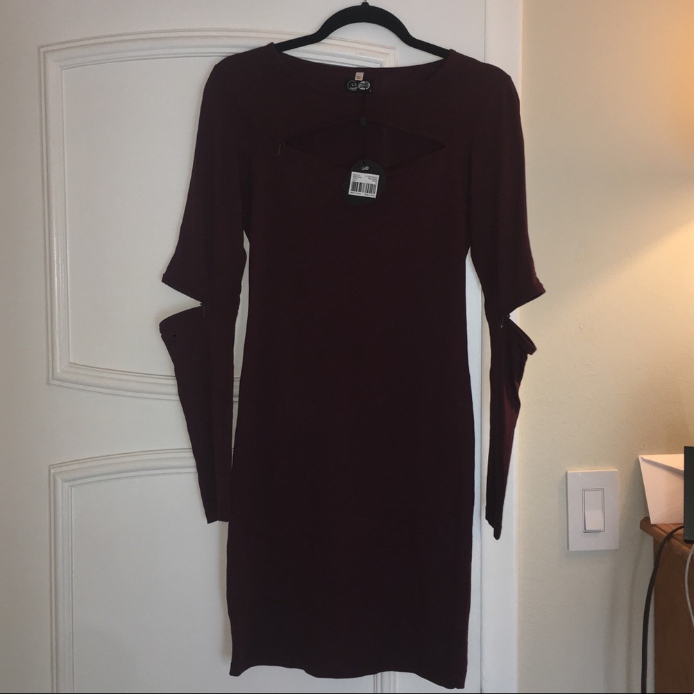 Burgundy Dress